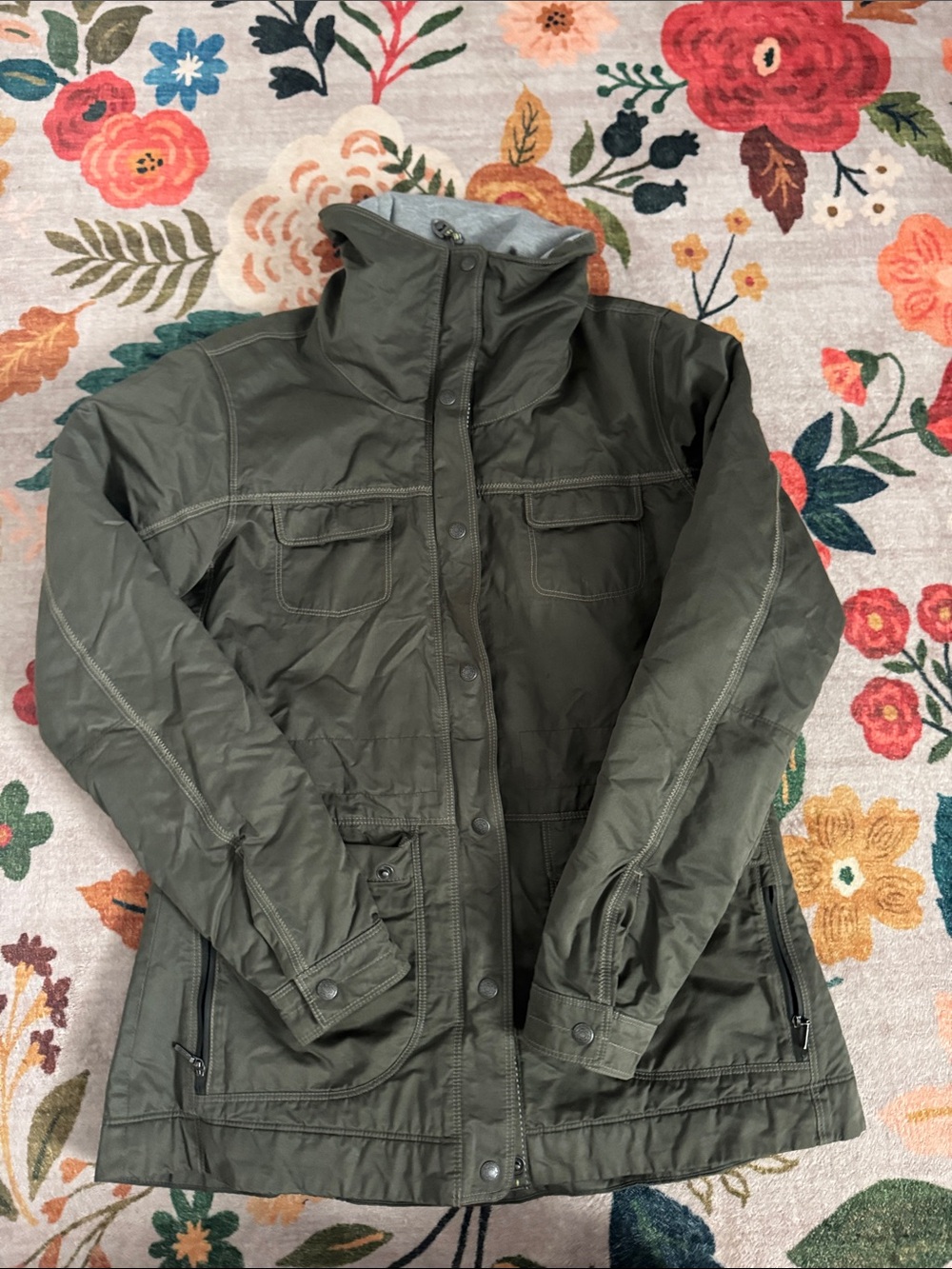 Kuhl Olive Utility Field Jacket